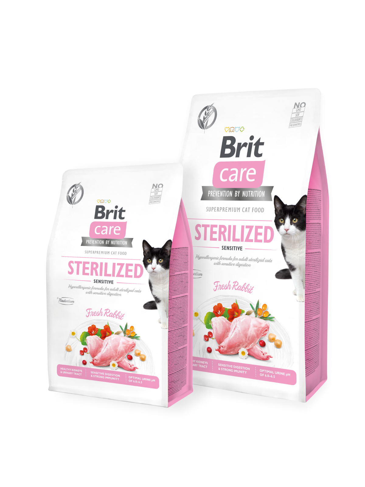 Brit Care Cat Grain-Free Sterilisé Sensitive 2kg Brit Care Cat Grain-Free Sterilisé Sensitive 2kg - Image 1