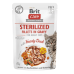 Brit Care Pochons en Sauce Pour Chat Stérilisé Healthy Duck (Canard) 85 g