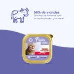 Pâtées au bœuf (chat stérilisé) 32×100g