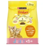 PURINA Friskies Junior Chat au Poulet, à la Dinde et aux Légumes 1.5kg