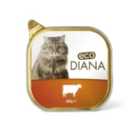 Diana Pâté pour chat - boeuf 16 unités x 100g