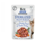 Brit Care Filets en Gelée Pour Chat Canard et Dinde 85g