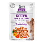 Brit Care Pochons en Sauce Pour Chaton Tender Turkey (Dinde) 85 g