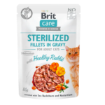 Brit Care Pochons en Sauce Pour Chat Stérilisé Healthy Rabbit (Lapin) 85 g
