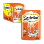 CATISFACTION CATISFACTIONS Friandises pour Chat et Chaton au Savoureux Poulet - Lot de 6 Sachets 60g
