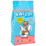 Litière agglomérante et absorbante KiKiKat Parfum Baby Powder 5L